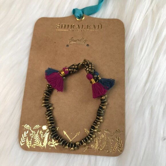 NWT Anthropologie Jewelry Hope Beaded Tassel Bracelet - Picture 5 of 9